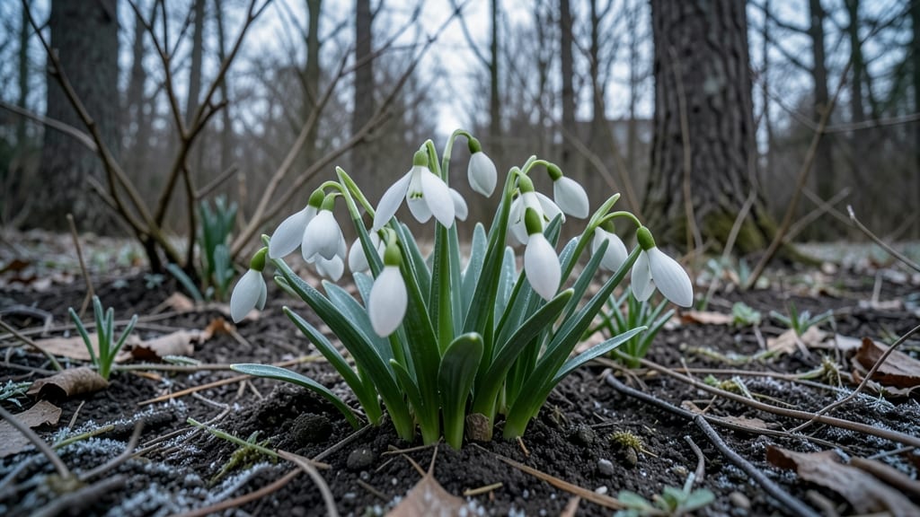 Snowdrops Galanthus Nivalis: Winter's Last Gift