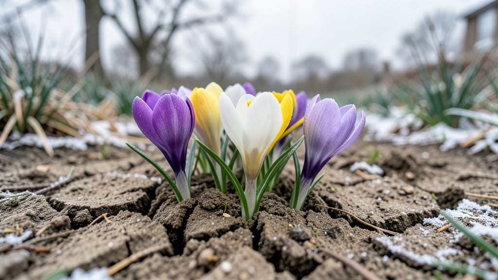 Crocus Bulbs for Winter Interest