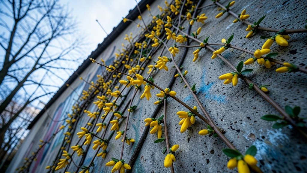Winter Jasmine: Fragrant Yellow Clusters for Walls