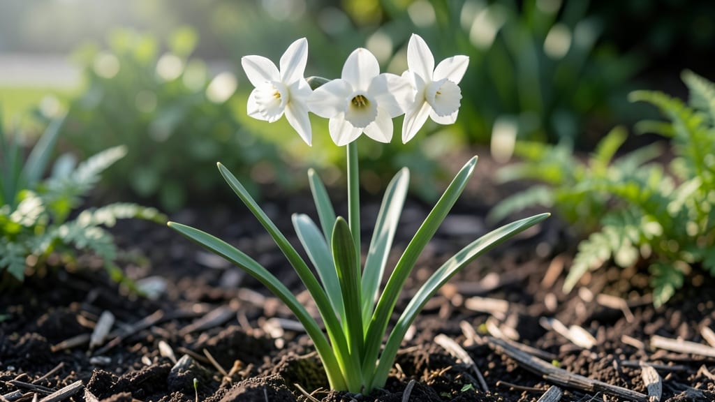 White Narcissus Bulbs: Frost-Hardy Perennials That Bloom Year After Year