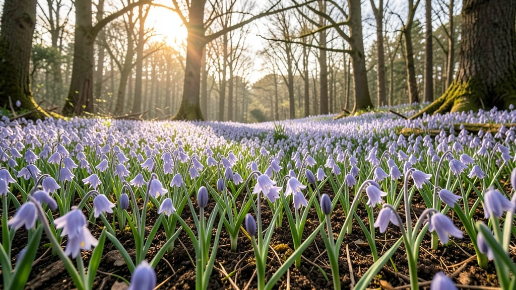 Bluebell Bulbs for Naturalized Woodland Areas