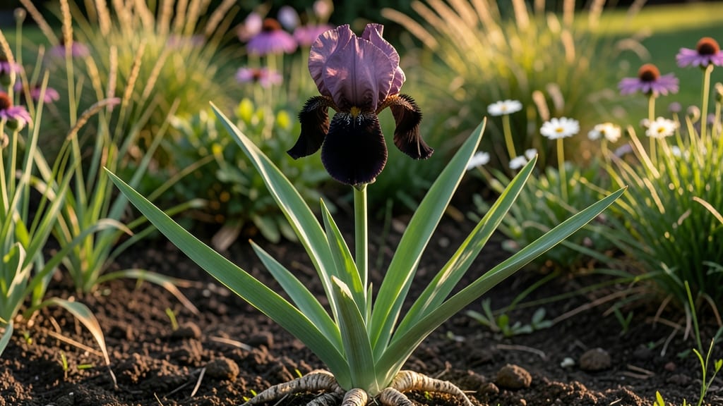 Black Bearded Iris Bulbs: Hardy Perennials That Multiply and Bloom Year After Year