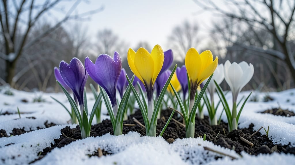 Crocus Bulbs for Winter and Early Spring Color