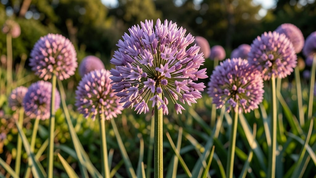 Alliums for Dramatic Height and Texture