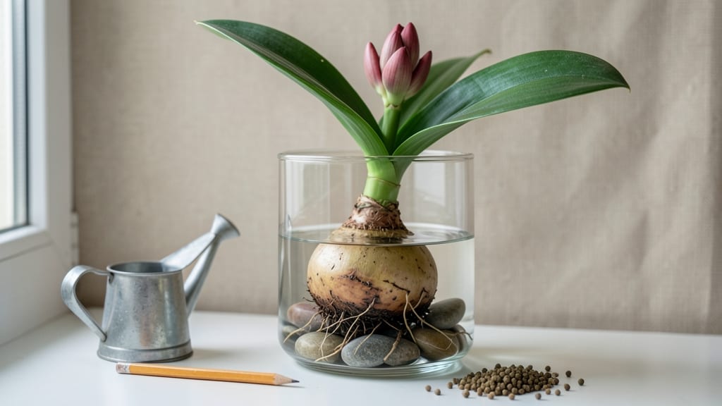 How to Grow Amaryllis Bulbs in Water: Zero-Soil Blooms in 6 Weeks