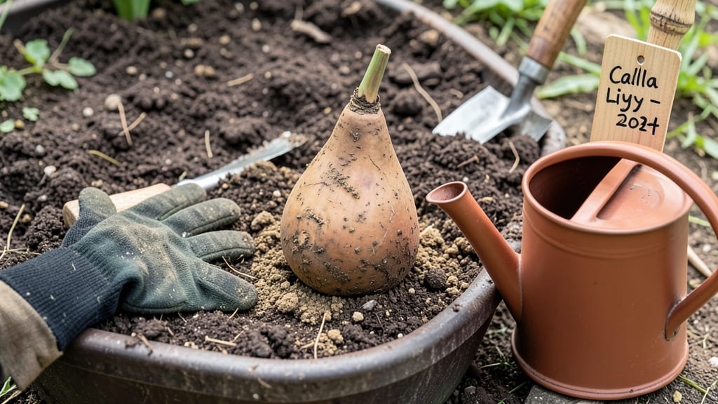 Planting Calla Lily Bulbs Which Side Up: Root Side Down, Stems Up for Perfect Blooms
