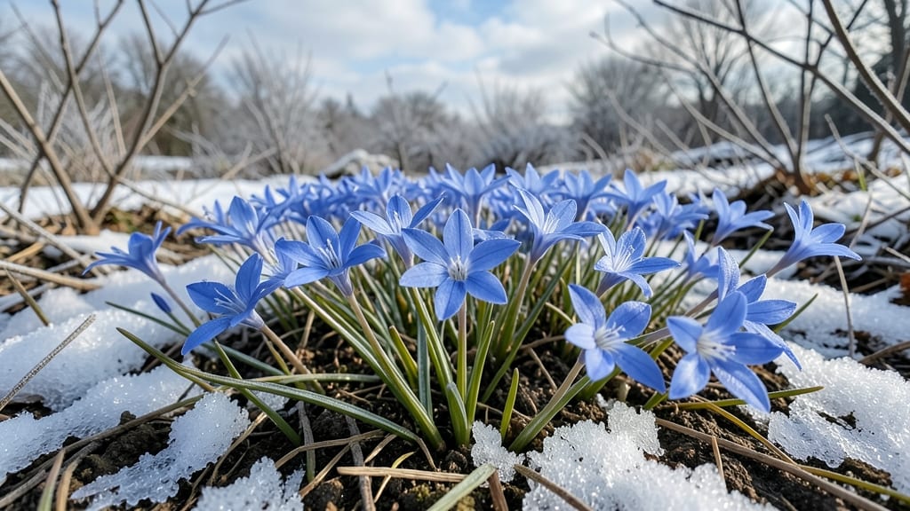Glory-of-the-Snow Chionodoxa Luciliae: Blue Winter Jewels