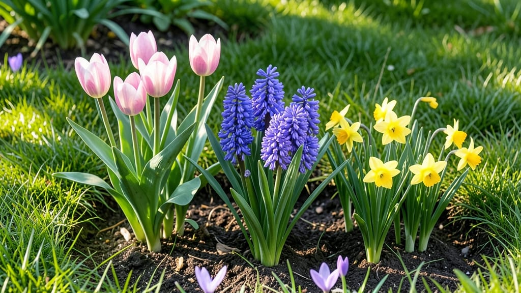 Bulbs in Grass: Year-Round Color With Minimal Planting Effort