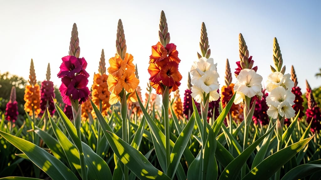 Gladiolus Bulbs for Vertical Garden Drama