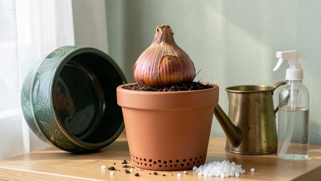 Planting Amaryllis Bulbs Inside: Bold Blooms Without Sunlight Sacrifices