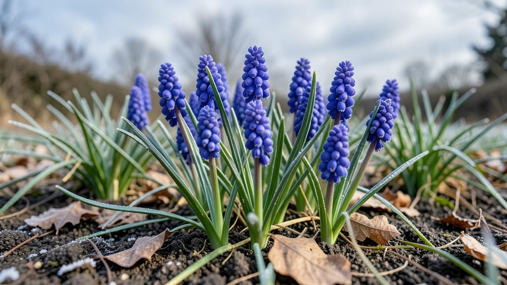 Muscari Bulbs for Blue Garden Accents