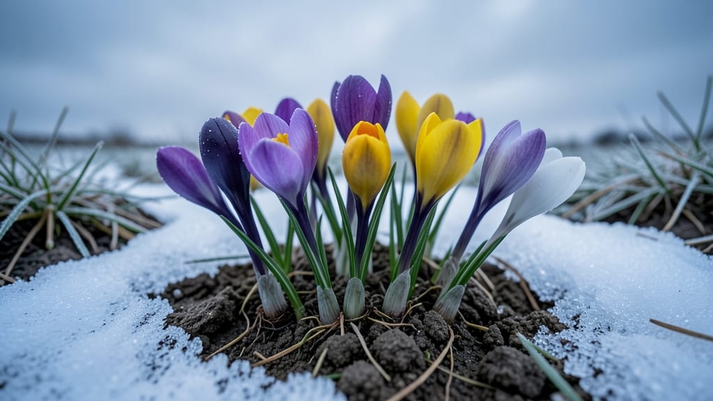 Crocus Bulbs for Early Pollinators