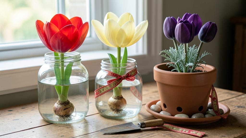 Forced Tulip Bulbs: Chill-Triggered Blooms in 12 Weeks Without Soil