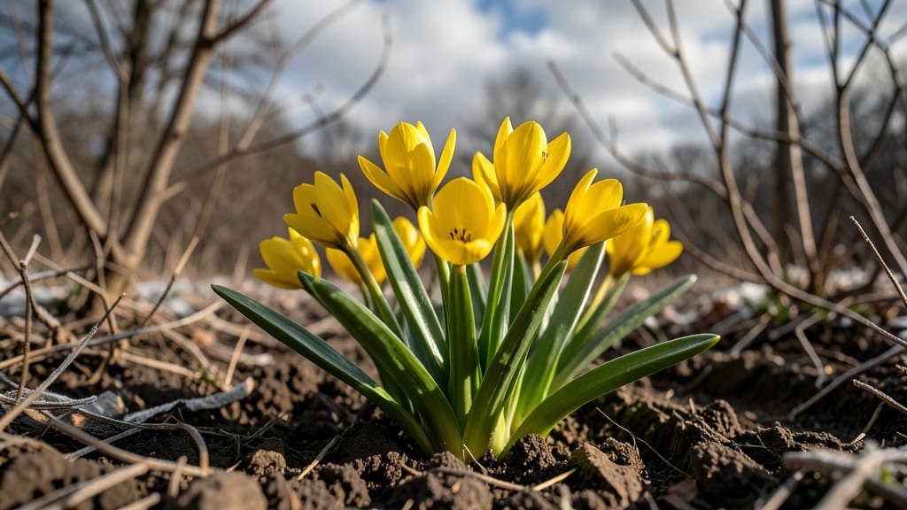Winter Aconite: Bright Yellow Cheer in Late Winter