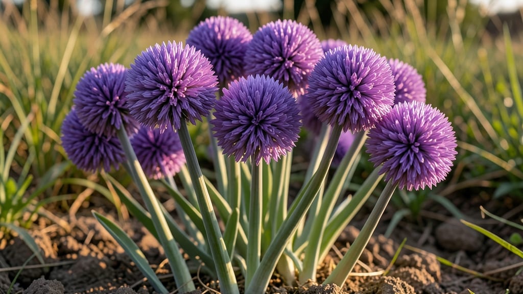 Allium Purple Sphere for Dramatic Height