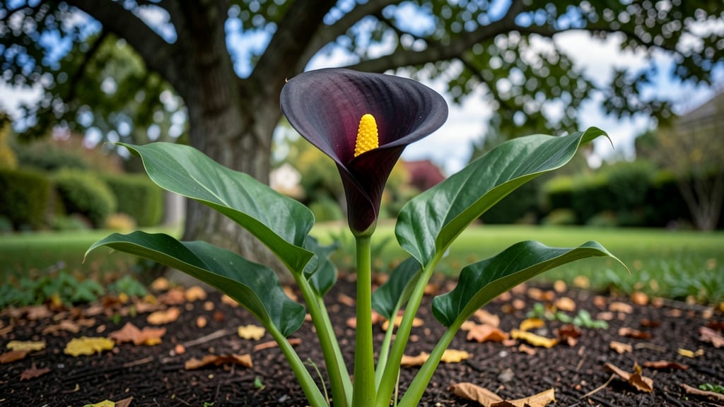 Black Calla Lily Bulbs Growing Guide: Flat Side Down, Pointy End Up for Perfect Blooms