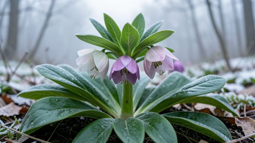Hellebore: Evergreen Leaves with Unique Blooms