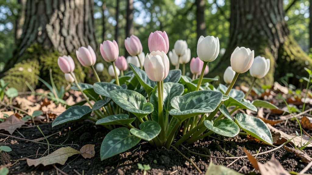 Cyclamen Bulbs for Shady Woodland Gardens