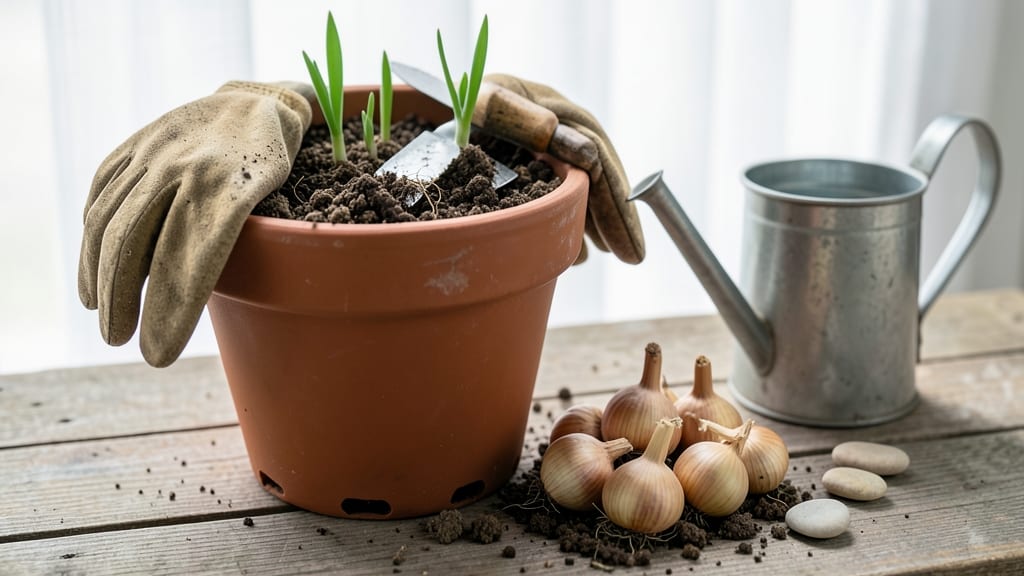 How to Plant Tulip Bulbs in Pots in Fall: Cold-Resistant Pots for Year-Round Blooms