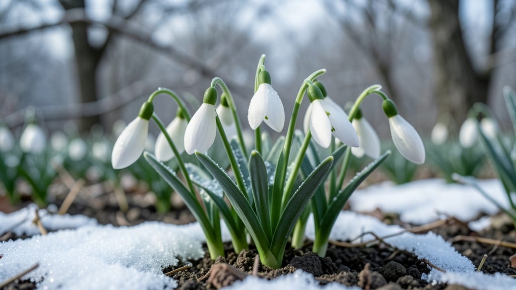 Snowdrop Bulbs for Winter Blooms
