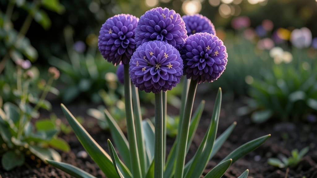 Allium Globemaster for Dramatic Purple Spheres