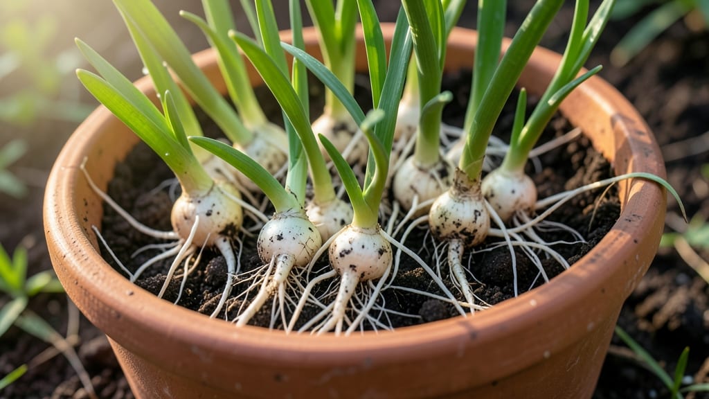 Transplanting Sprouted Bulbs from Containers
