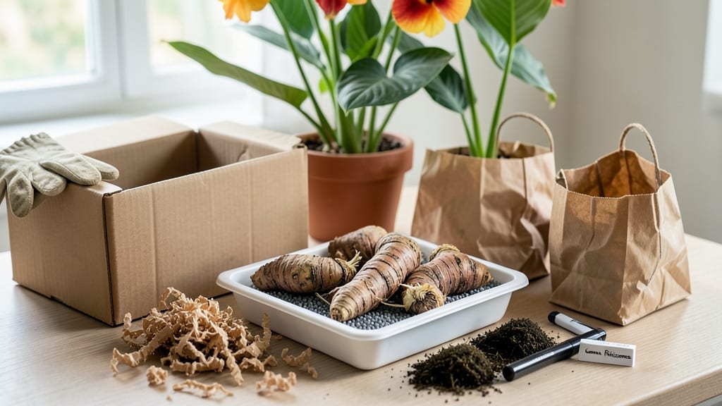 Canna Bulbs Winter Storage: Dormancy Prep to Prevent Rot and Wilt