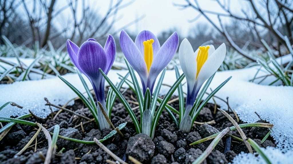 Crocus Bulbs for Early Shade Blooms